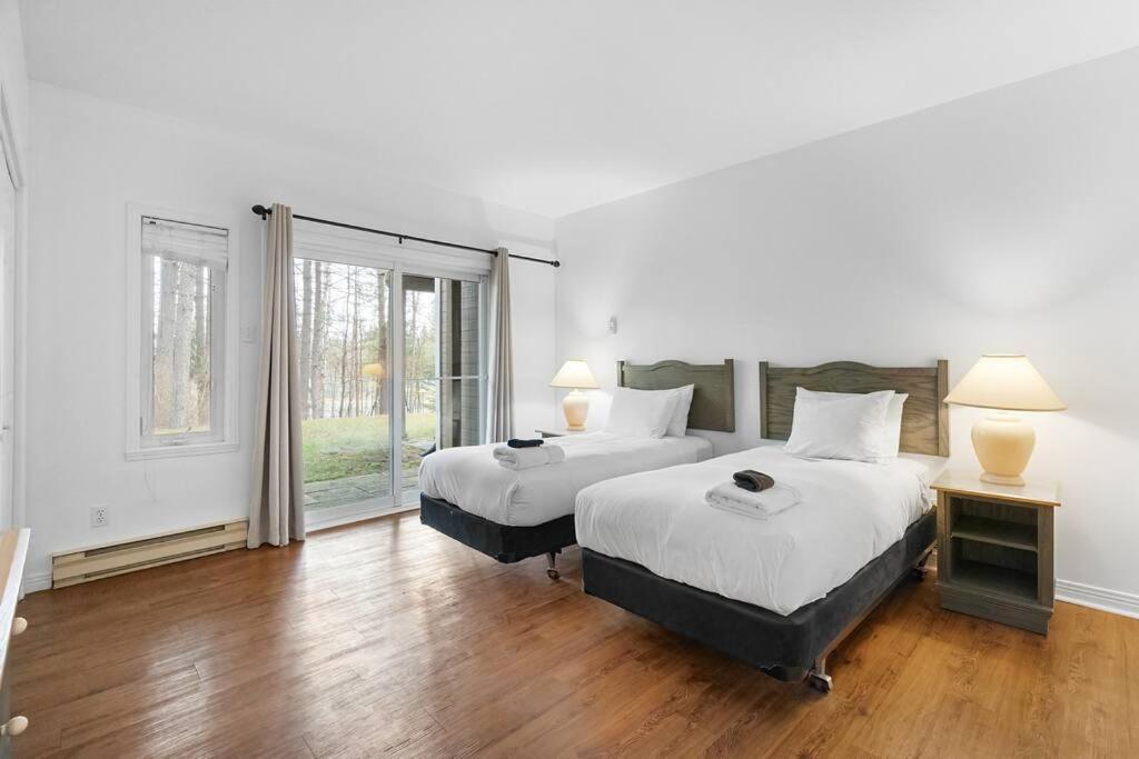 Le Champetre Tremblant 2Bdrs Condo W Fireplace Mont-Tremblant Zewnętrze zdjęcie
